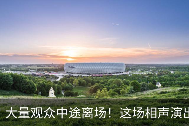 大量观众中途离场！这场相声演出，凭一次退票打了整个行业的脸